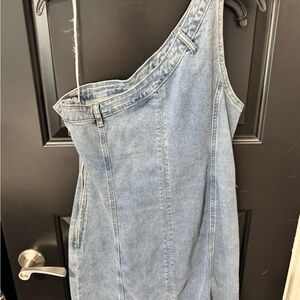 All in Favor Light Blue Denim Women's Overalls